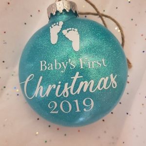 Custom baby ornament